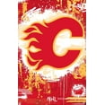 thumbnail image 4 of NHL Calgary Flames - Maximalist Logo 23 Wall Poster with Push Pins, 14.725" x 22.375", 4 of 4
