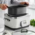 thumbnail image 5 of GreenPan 6-Quart, 14-in-1 Slow Cooker, Family Size, Ceramic Nonstick, Dishwasher Safe Parts, Cream, 5 of 11