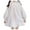 White, variant on Tunics for Women 2025 Fall Winter Loose Fit Hooded Long-sleeved Bubble Cuff Drop Shoulder Hoody Solid Color Hoodie Polyester Sweatshirts Hoodies(White,XXXXL)