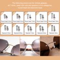 thumbnail image 2 of Kenally Juego de surtido de tuercas y tornillos para anteojos, pinzas para gafas de sol, herramienta de reparación multifuncional de Metal, Artesanía, 2 of 6