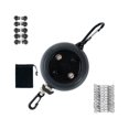 thumbnail image 1 of Abbracc Corde à Linge de Camping Portable Sans Perçage Légère Réglable Noir 8m avec Sac, 1 of 9