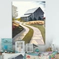 thumbnail image 2 of Designart Charming Cottage In The Country II Canvas Wall Art, 2 of 5