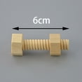 thumbnail image 4 of Screw Nut Assembling Toy Montessori Hands-On Teaching Aid DIY for, 4 of 8