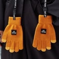thumbnail image 4 of Guantes de invierno con pantalla táctil Guantes térmicos de punto unisex Para hombre y mujer, 4 of 5