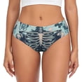 thumbnail image 1 of Balery Butterflies Skull Bows Ropa Interior de Algodón para Mujer con Dibujo – Braguitas Cómodas y Elásticas, Estilo Clásico-XX-Large, 1 of 6