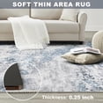 thumbnail image 4 of Living Room Area Rugs - x Abstract Large Soft Indoor Washable Rug Neutral Modern Low Pile Carpet for Bedroom Dining Room Farmhouse Home Office -, 4 of 9