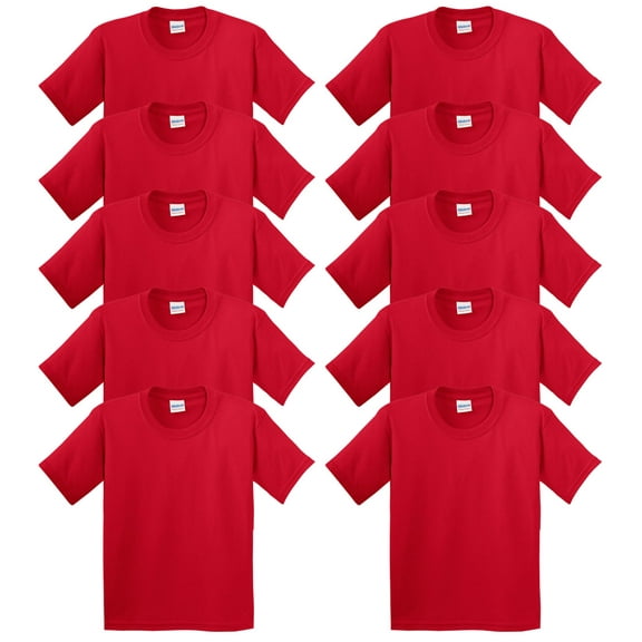 Gildan Boys Heavy Cotton T-Shirt - G500B (Pack Of 10)