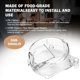 thumbnail image 3 of Tapa de repuesto para molinillo DGB-500GLID, compatible con los modelos de cafetera Cuisinart DGB-600, DGB-625, DGB-650, DGB-500, DGB-500BK y DGB-600BCC. Transparente., 3 of 5