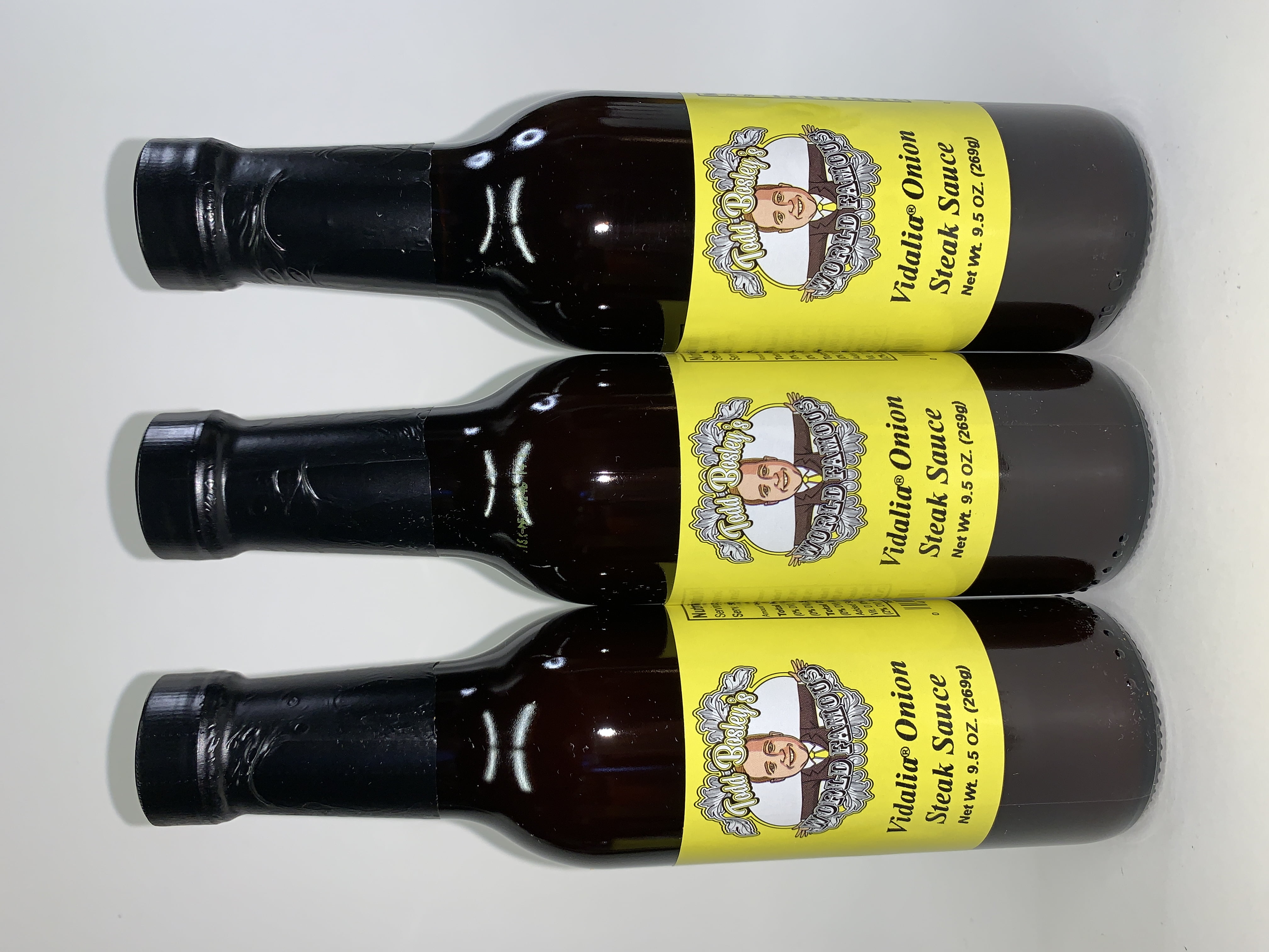 3 Pack of Todd Bosley's World Famous Vidalia Onion Steak Sauce (9.5 Oz)