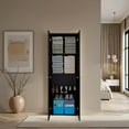 thumbnail image 2 of Home 2 Door Closet System, Four Fixed Shelves, Compact Wardrobe for Bedroom Organization, Laundry Room Organization, Utility Room Organization, Freestanding Storage Furniture, 2 of 23