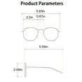 thumbnail image 7 of RAGUPEL Blue Light Glasses for Women, Stylish Transparent Glasses, Slim Design, Comfortable Blue Light Glasses, 7 of 7