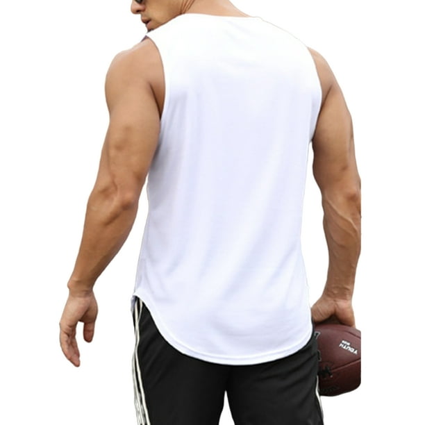 Hanes Men's Muscle Tank Essentials Sleeveless Tee Shirt Workout Gym 100%  Cotton