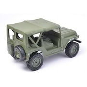2.4Ghz Remote Control 1/14 Scale U.S M151 Jeep Military Vehicle 4WD Crawler Car RTR (Army Green)