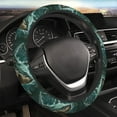 thumbnail image 4 of Cauagu Abstract Geometric Shark Print Car Steering Wheel Cover - Universal Car Accessory for Diverse Cars for Steering Wheel with a Diameter of 14.5"-15", 4 of 7