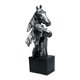 thumbnail image 5 of Estatua de cabeza de caballo, adorno coleccionable, escultura animal, figura artística antigua para Astilla, 5 of 9