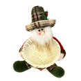 thumbnail image 2 of sunsanly Christmas Candy Basket Santa Snowman Doll Decor Woven Holder Basket Holiday Table Desk Decoration Candy Bowl Candy Gift Container, 2 of 8