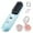 Blue, variant on Foldable Mirror Brush Mini Portable Travel Cordless Negative Ionic Hair Straightener Brush and Curler 2 in 1 - Hot Comb Pink