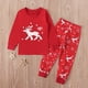 thumbnail image 4 of Conjunto de pijama navideño para niños, conjunto navideño de dos piezas para niños y niñas, 4 of 5