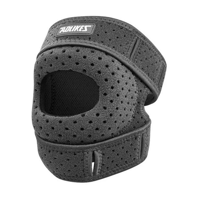 braveheart Breathable Soft Patella Protector For Visible Knee Support Patella Protector Patella Adjustable dark grey