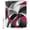Pink, variant on Abstract Geometric Shower Curtain for Bathroom, Dark Gray Purple Arcs Waves Modern Waterproof Cloth Fabric Bathroom Accessories Set with 9 Rust Proof Plastic Hooks, 36"x72"