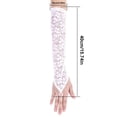 thumbnail image 2 of Long Lace Gloves, Bridal Fingerless Lace Gloves for Women Tea Party 1920s Costumes Opera Party Masquerade, Elbow Length 15.7inch, 2 of 6