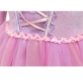 thumbnail image 5 of Rapunzel Princess Long Sleeve Dresses for Girls Halloween Fancy Party Dress, 5 of 6