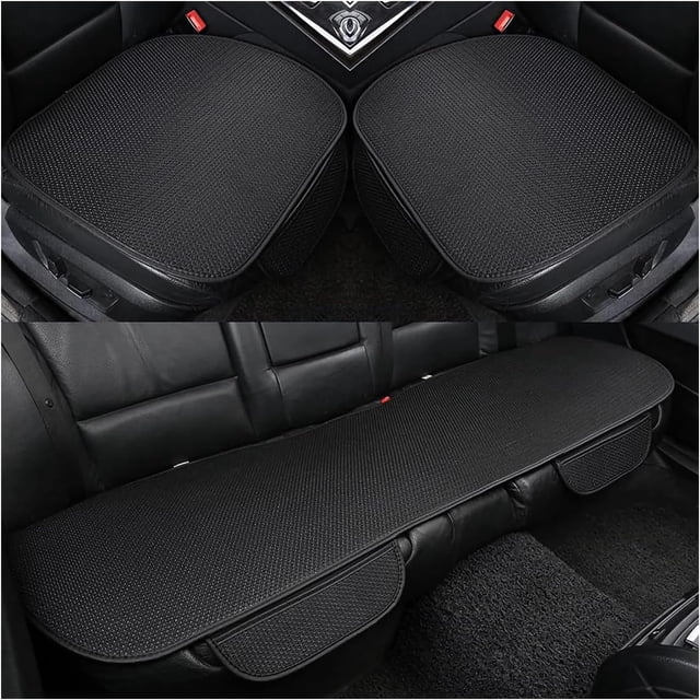 Almohadilla antideslizante para asiento de coche para verano, transpirable y refrescante, fundas de asiento inferiores para coche, cojines de asiento de coche para conducir, fundas de asiento de coche