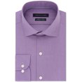 thumbnail image 1 of Tommy Hilfiger Mens Performance Button Up Dress Shirt, Purple, 15.5" Neck 32-33" Sleeve, 1 of 2