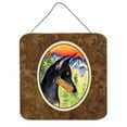 thumbnail image 1 of 6 x 6 Po. Manchester Terrier Impressions Murales Ou de Porte en Métal Aluminium, 1 of 1
