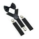 thumbnail image 2 of Tirantes para Niños con Pajarita, Conjunto de Pantalones, Tirantes, Correas de Hombro con Clips, Tirantes Ajustables en Forma de Y para Bebé, Pantalon Negro, 2 of 9