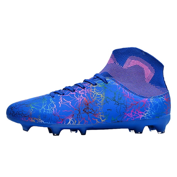 NOKIO Men's Football Shoes Ankle-High So𝖼𝖼er Training Cleats Shoes Lightweight Outdoor Athlet𝗂c Shoes Indoor Outdoor Trainning Football Sneakers Track Jumping Sp𝗂𝗄es Sneakers