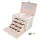 thumbnail image 2 of Joyero, cuero sintético Enorme joyería Cuero sintético Enorme joyero Caja de almacenamiento de joyería grande Rendimiento de alta gama Jadeshay A, 2 of 8