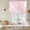 Pink, variant on Pink Marble Balloon Curtains for Bedroom/Front Door/Bathroom, Modern Abstract Art Elegant Tie Up Curtains 63 Inch Length Light Filtering Kitchen Curtains Shades for Windows 46"x63"