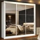 thumbnail image 2 of Ropero Closet Madesa Monaco 3 Puertas Corredizas con Espejo Blanco 10933E, 2 of 9