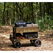 Mighty Max Cart® Camo Outdoor Fishing Cart, Cooler Wheel Kit, Never-Flat 8-Inch Wheels, with CamoTub