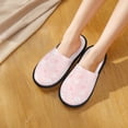 thumbnail image 5 of KLL Cute Bunny Slippers for Women Men House Slip on Indoor Outdoor Bedroom Furry Fleece Lined Ladies Comfy Anti-Skid Rubber Hard Sole-Large, 5 of 8