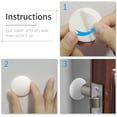 thumbnail image 5 of Protector de Pared Puerta,Topes de Puerta Juego de 6 Parachoques de Silicona pomo de Silicona para Puertas, Protector de Pared, Autoadhesivo, Redondo, de Goma Suave, Adhesivo Tope de Goma, 5 of 5