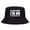 A black, variant on Trendy Je Suis Venu J'ai Bu Je Me Souviens Plus Print Bucket Hat Adult Summer Sun Beach Fisherman Cap Boy Visor Cap