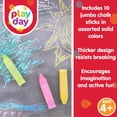 thumbnail image 4 of Play Day Jumbo Multicolor Sidewalk Chalk, 10 Count, 4 of 6