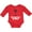 Red, variant on Inktastic 1st Birthday Pirate Hat Number 1 Boys Long Sleeve Baby Bodysuit