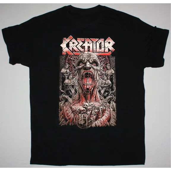 RARE Kreator Band Live On Stage Black T-Shirt Cotton Unisex