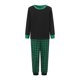 thumbnail image 2 of Conjunto de pijamas navideños familiares a juego con estampado de cuadros. Pijamas de vacaciones para papá, mamá y niños., 2 of 10