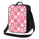 thumbnail image 1 of Disketp Pink Christmas Cheer Bolsa Térmica Estampada para Almuerzo, Lonchera para Hombres y Mujeres Adultos, 1 of 7