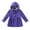 Purple, variant on XBASW Kids Toddler Girls Trench Jacket Detachable Hood Coat Spring Fall Light Windbreaker Jacket 5-13Y