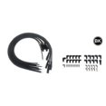 thumbnail image 1 of 9.5 mm Ignition Straight Boot Spark Plug Wires, Black, 1 of 1