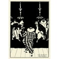 thumbnail image 2 of Beardsley, Aubrey 11x14 White Modern Wood Framed Museum Art Print Titled - Scarlet Pastorale, 2 of 4