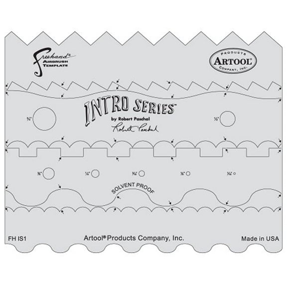 Iwata Artool Freehand Template - Intro Series