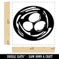 thumbnail image 2 of Nest of Bird Eggs Sketch Self-Inking Rubber Stamp Ink Stamper - Black Ink - Small 1 Inch, 2 of 7