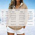 thumbnail image 3 of Kinrui Womens Zip Up Striped Hoodies Casual Long Sleeve Thin Fleece Lined Sweatshirts Fall Winter Track Jackets with Pockets XL, 3 of 6