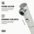 thumbnail image 4 of VIGO Jewel Touchless Sensor 15 in. Single Handle Pull-Out Kitchen Faucet in Stainless Steel-VG02039STS, 4 of 15